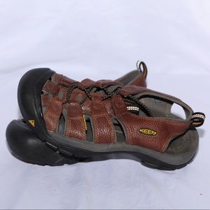 Keen Newport Red Leather Waterproof Shoes - image 1